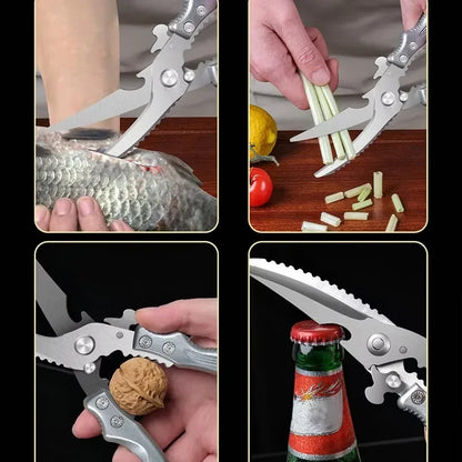 Tijera de Cocina Multifunción | Resistente, Ergonómica