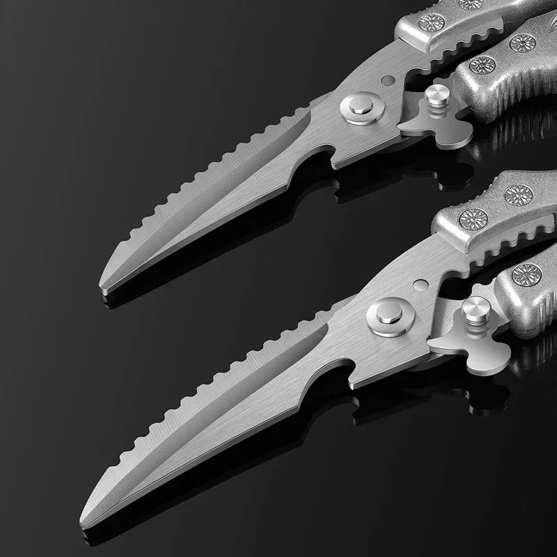 Tijera de Cocina Multifunción | Resistente, Ergonómica