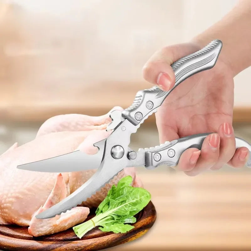 Tijera de Cocina Multifunción | Resistente, Ergonómica